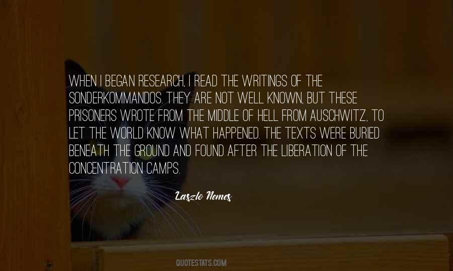 Quotes About The Concentration Camps #1782055