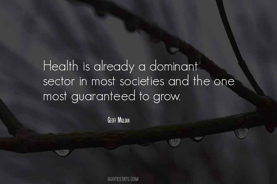 Health Sector Quotes #750226