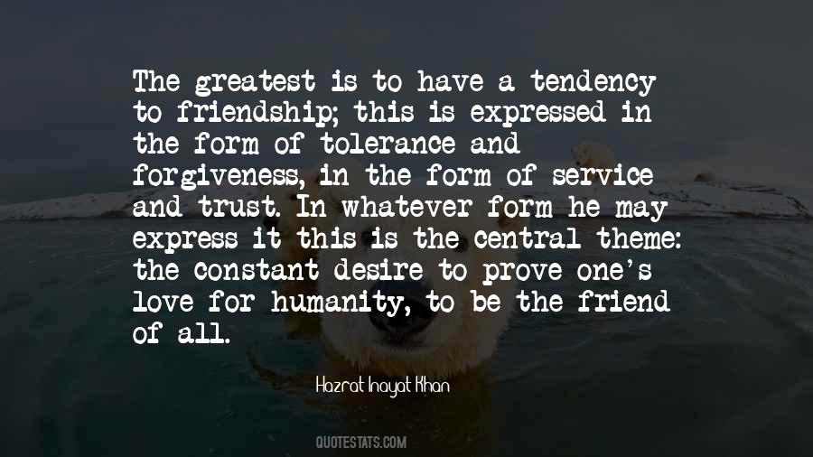 Quotes About Friendship And Tolerance #1691173