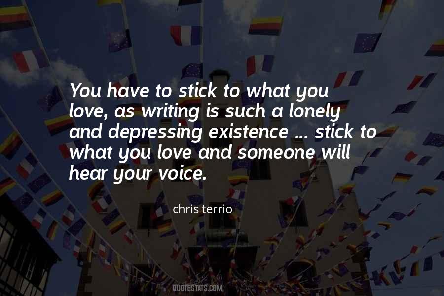 Hear Your Voice Love Quotes #1790092