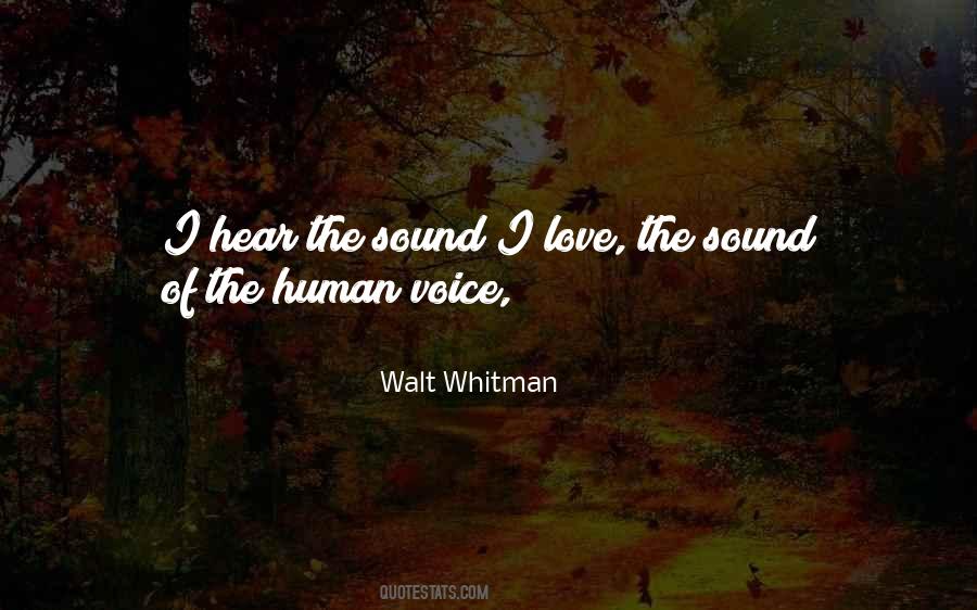 Hear Your Voice Love Quotes #885084