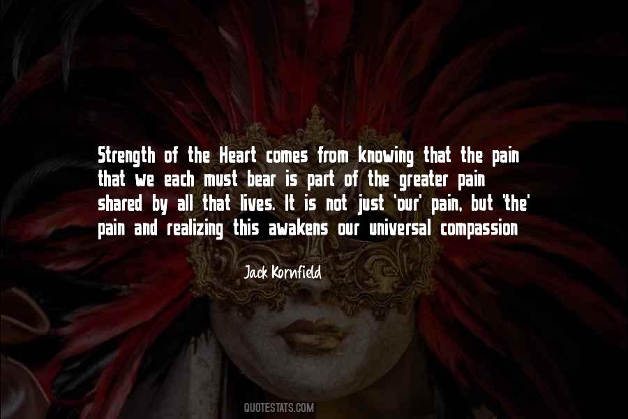 Heart And Pain Quotes #387913