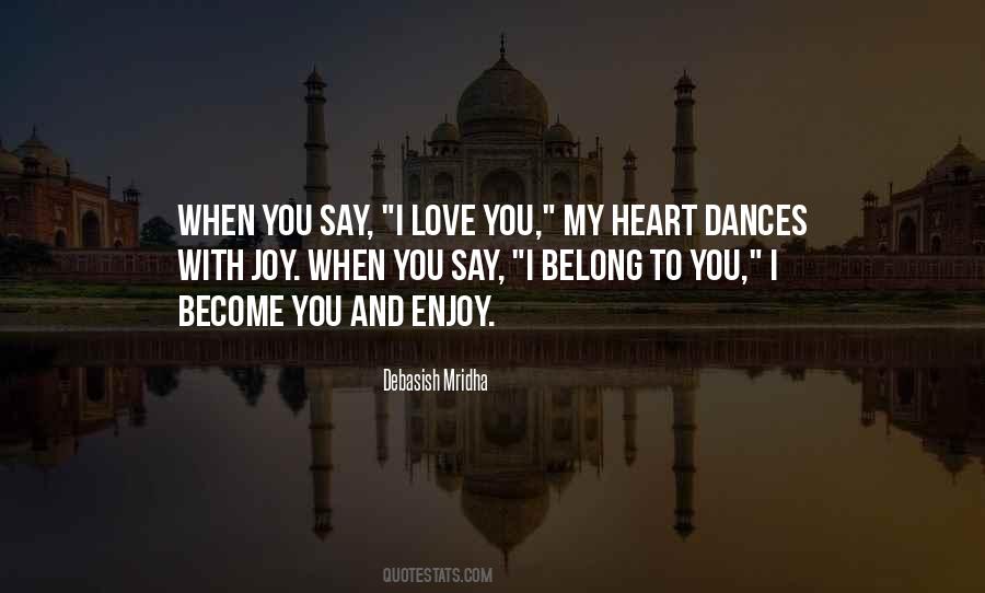 Heart Belong Quotes #1354549