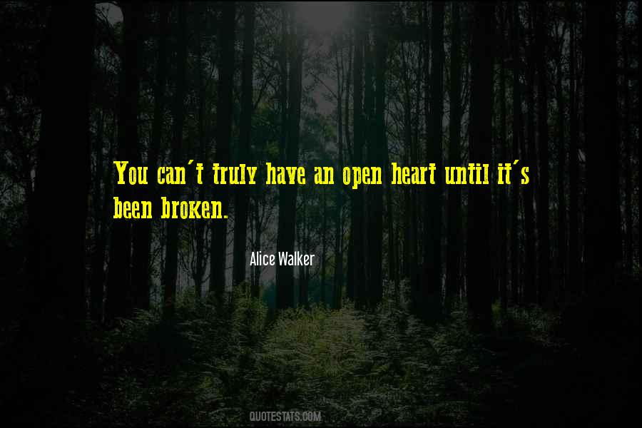 Heart Broken Open Quotes #752051