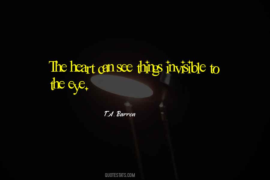 Heart Can See Quotes #195463