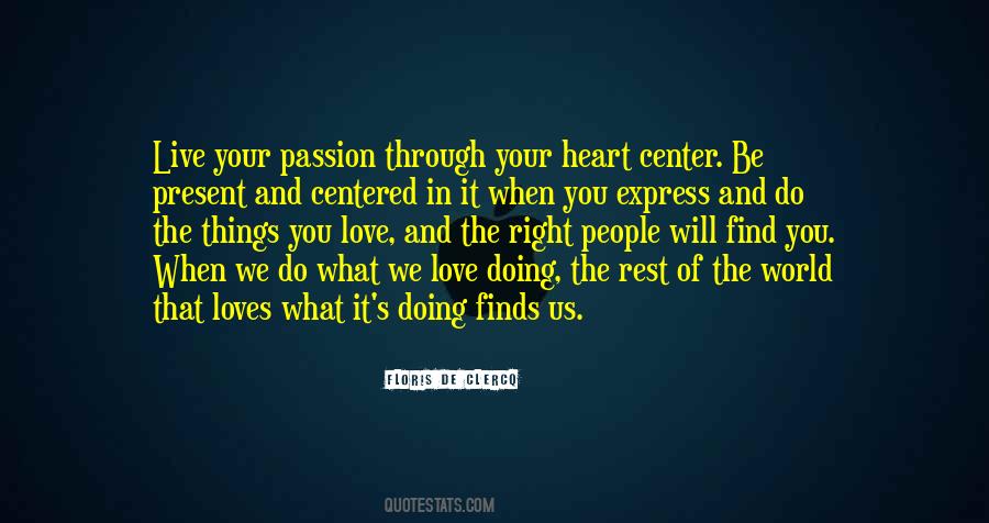 Heart Centered Quotes #1323378