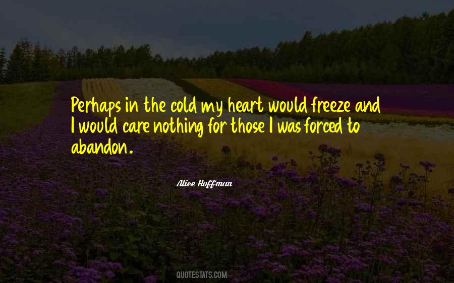 Heart Cold Quotes #280611