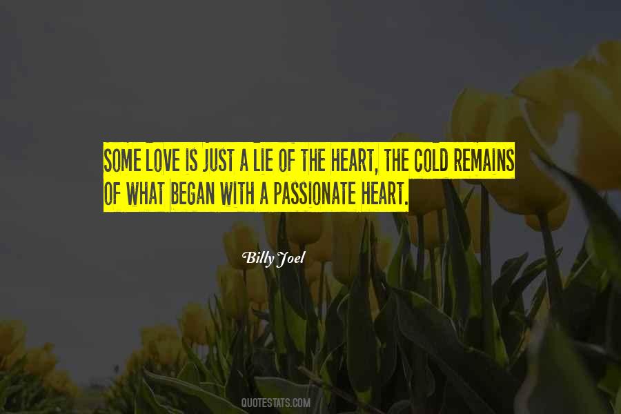 Heart Cold Quotes #365065