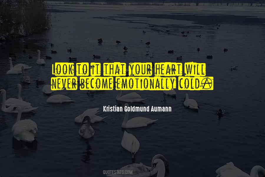 Heart Cold Quotes #85997