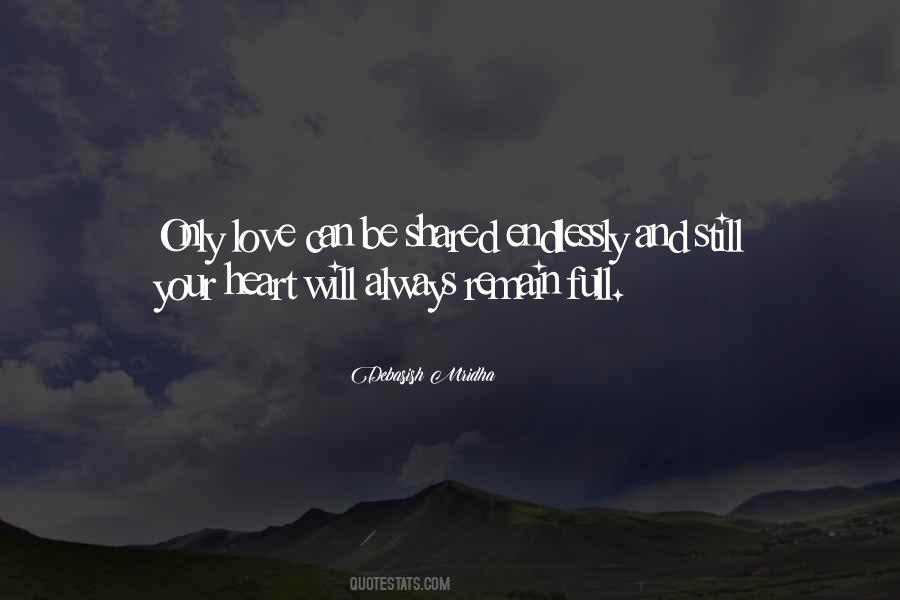 Heart Full Love Quotes #150631
