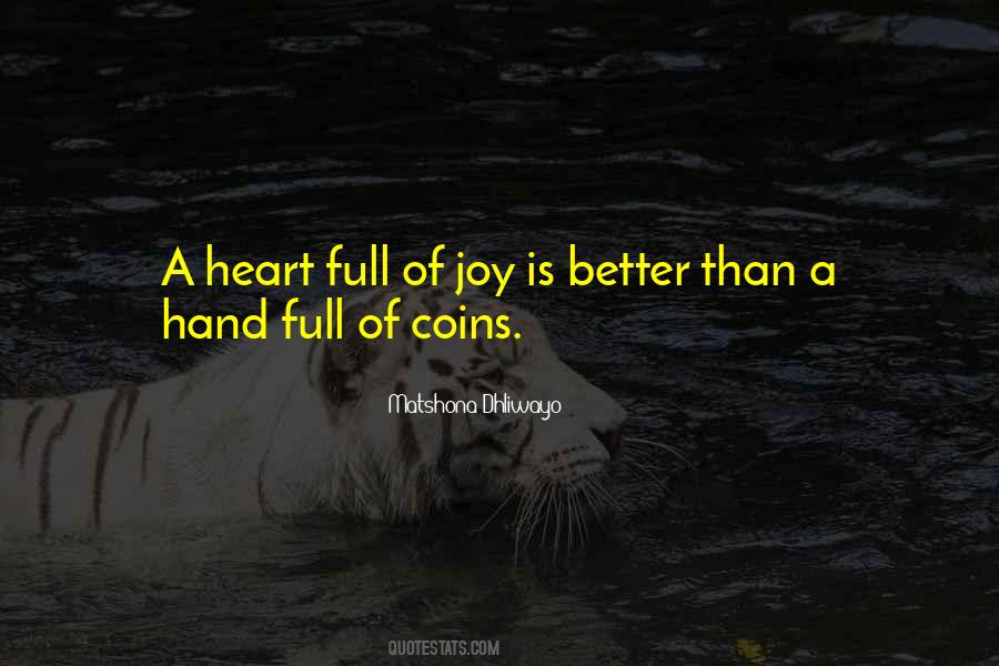 Heart Full Of Joy Quotes #1325074