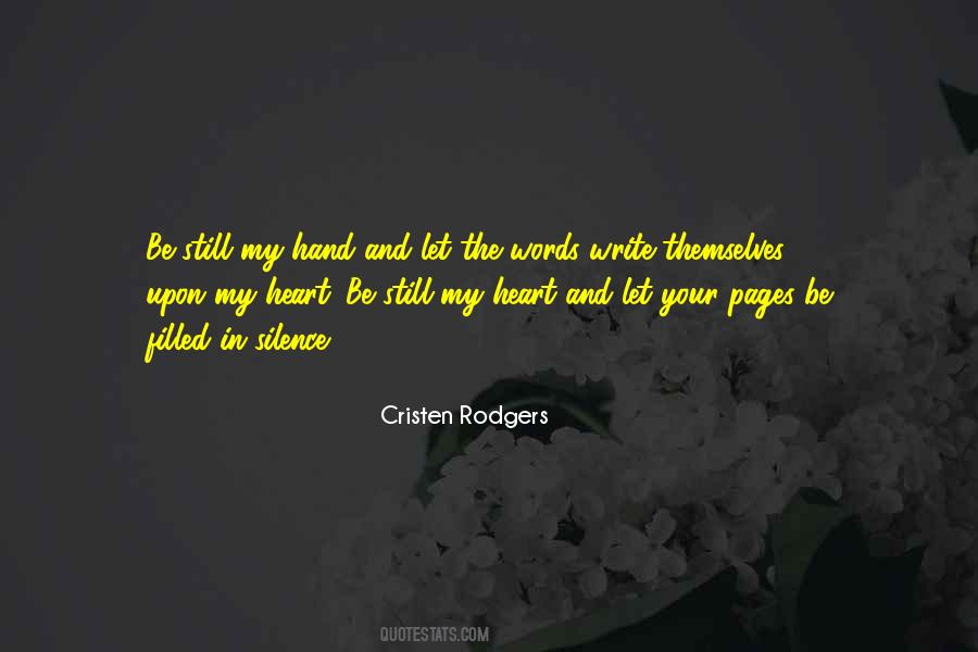 Heart In My Hand Quotes #482654