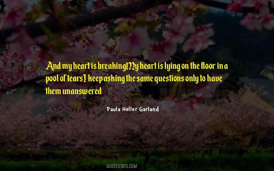 Heart Is Breaking Quotes #65716