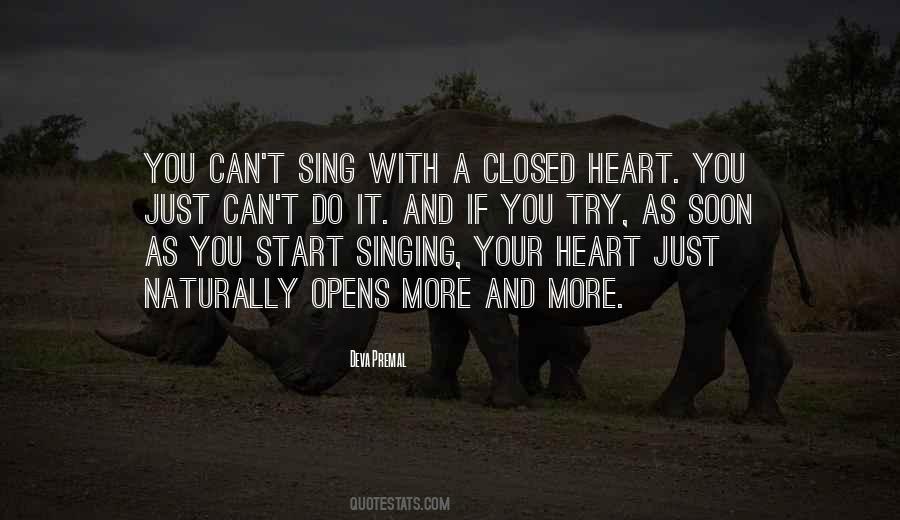 Heart Is Closed Quotes #294665