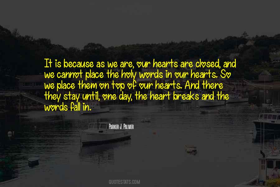 Heart Is Closed Quotes #89864