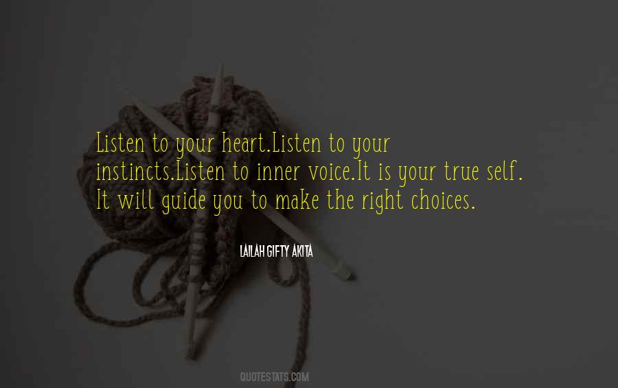 Heart Listen Quotes #292319