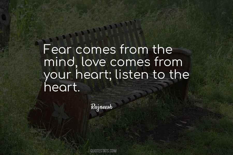 Heart Listen Quotes #916184