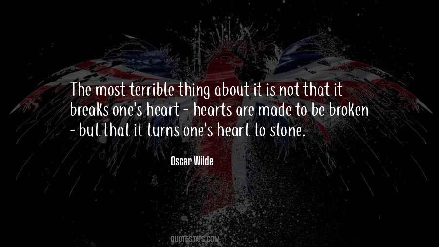 Heart Made Of Stone Quotes #1548512