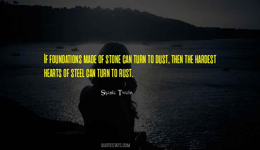 Heart Made Of Stone Quotes #276681