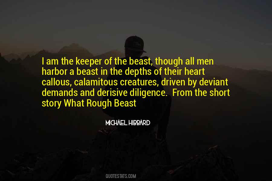 Heart Of A Beast Quotes #1235060