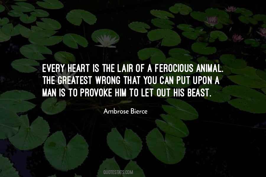 Heart Of A Beast Quotes #724561