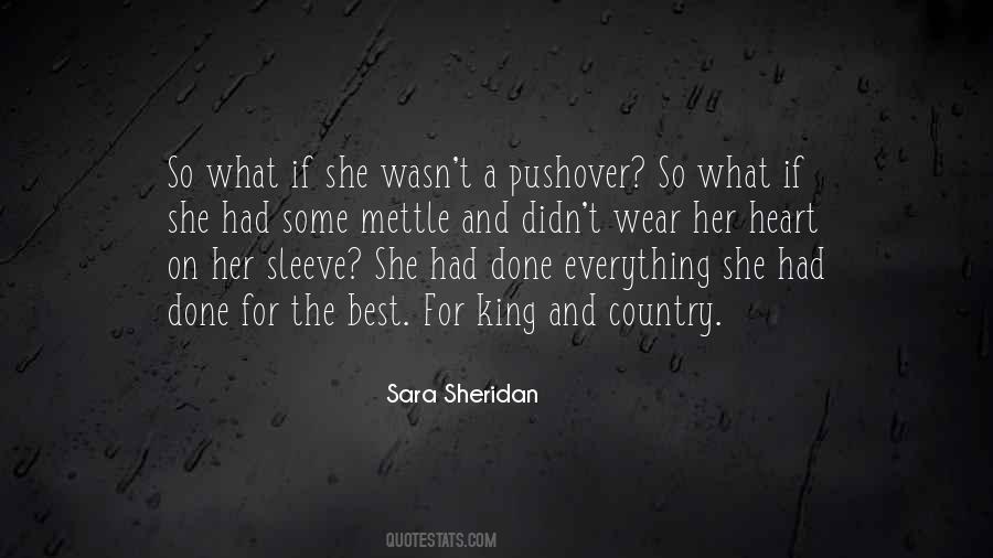 Heart On Her Sleeve Quotes #709318