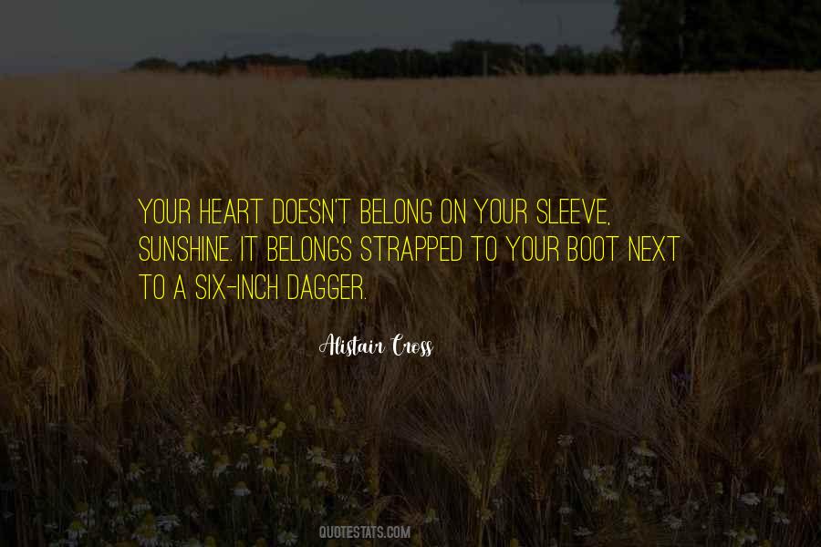 Heart On Your Sleeve Quotes #241925