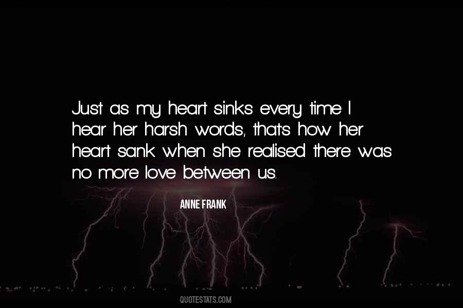 Heart Sank Quotes #1414350