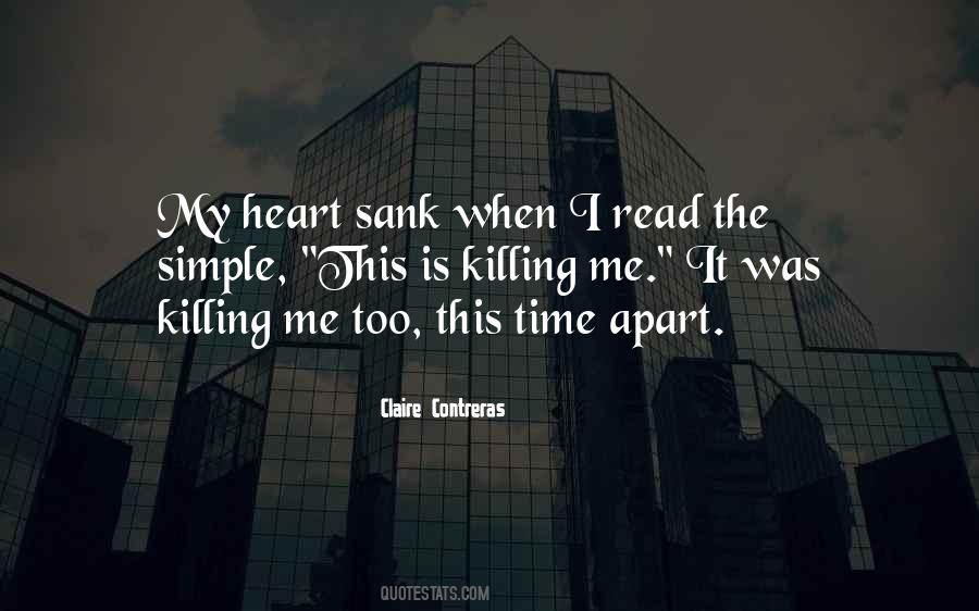 Heart Sank Quotes #611812