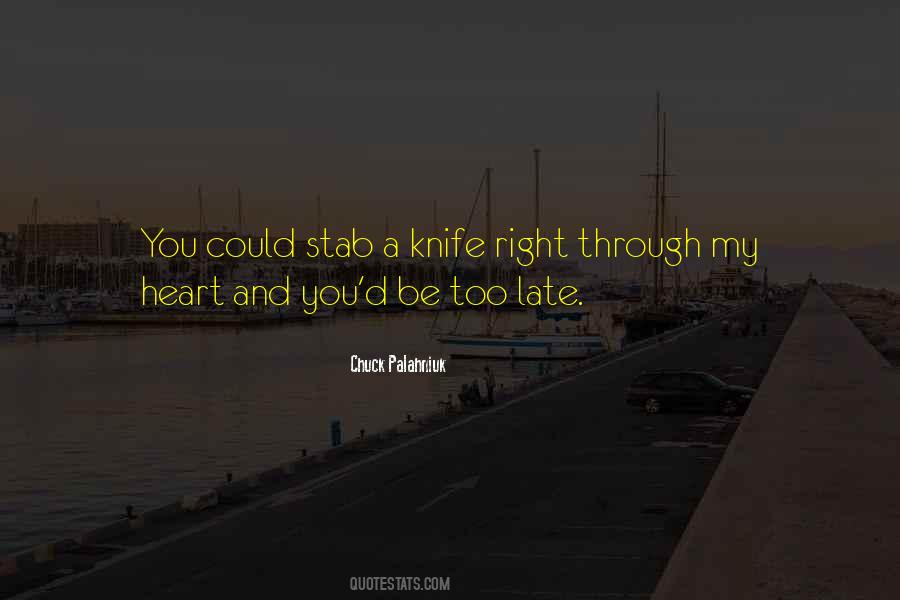 Heart Stab Quotes #1221009