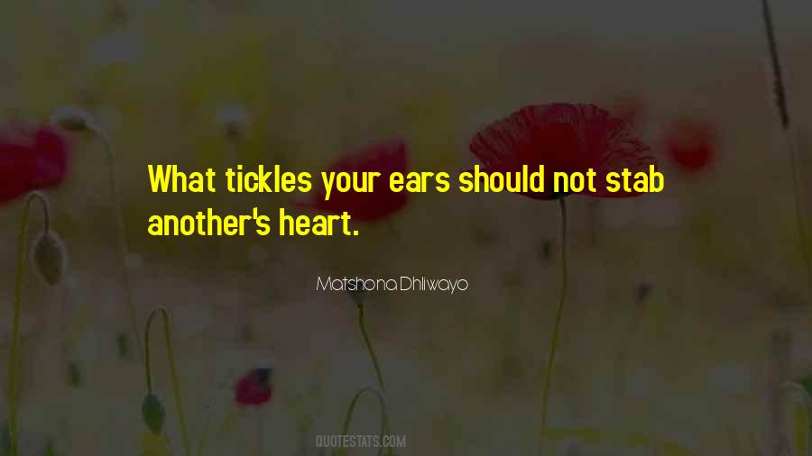 Heart Stab Quotes #1781473