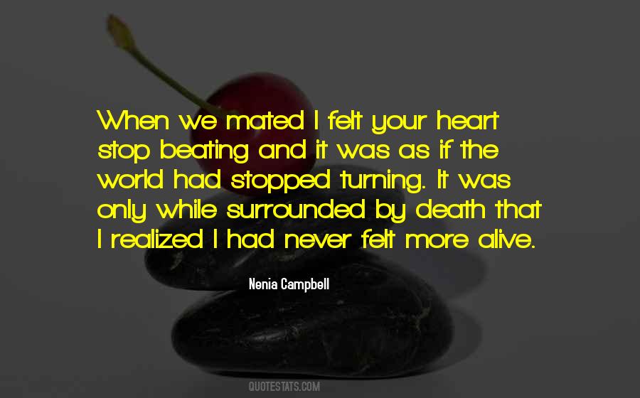 Heart Stopped Quotes #292070