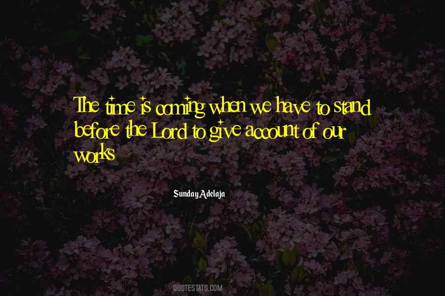 Quotes About The Coming Of The Lord #1810429