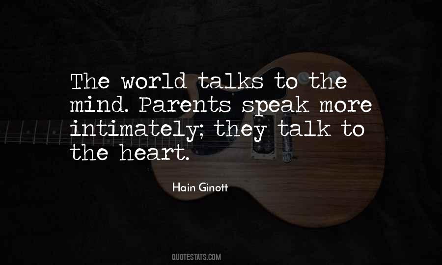 Heart To Heart Talk Quotes #224832