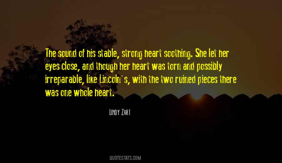 Heart Torn Quotes #1103118
