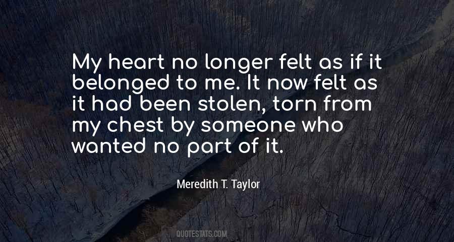 Heart Torn Quotes #1610487