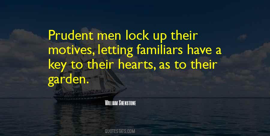 Heart Under Lock And Key Quotes #1487129