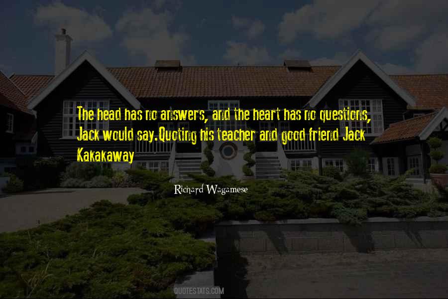 Heart Vs Head Quotes #17325