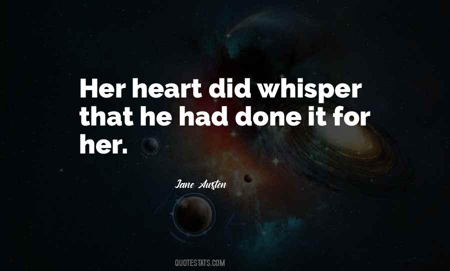 Heart Whisper Quotes #888532