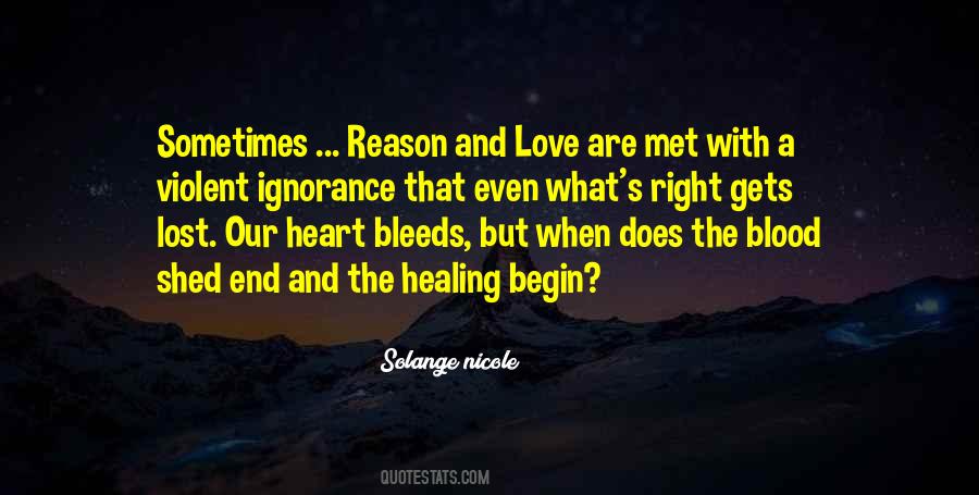 Heart's Blood Quotes #864969