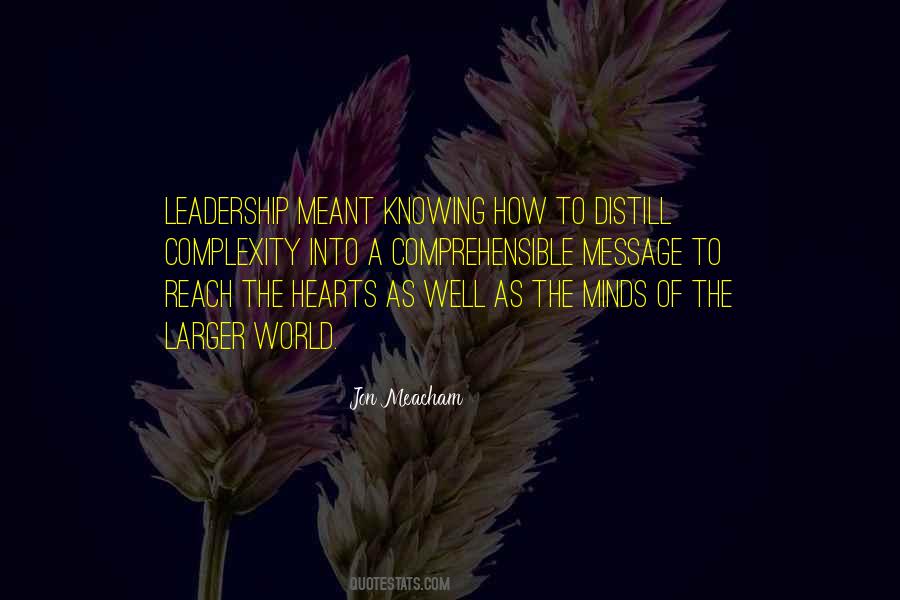 Hearts And Minds Leadership Quotes #1431870