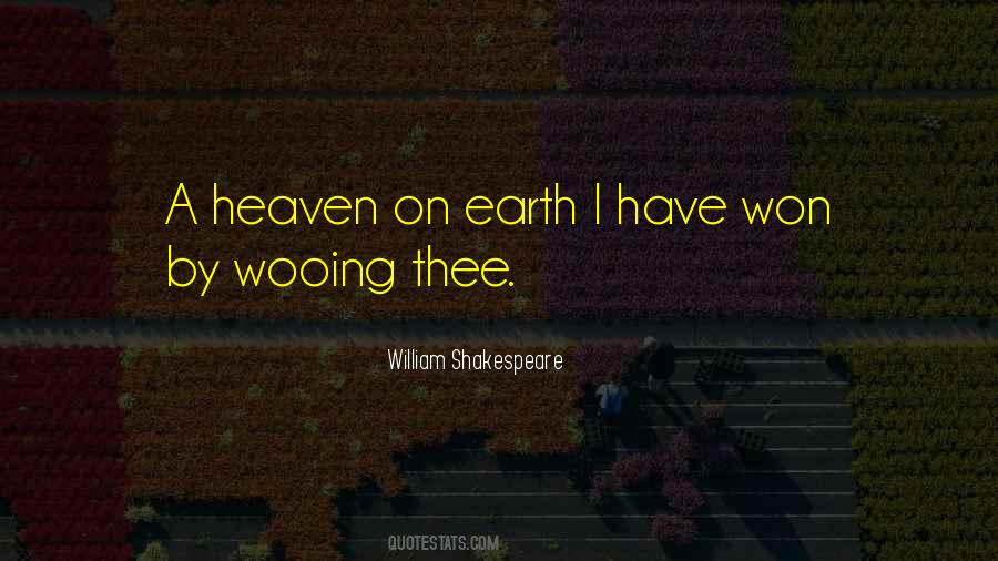 Heaven And Earth Shakespeare Quotes #606371