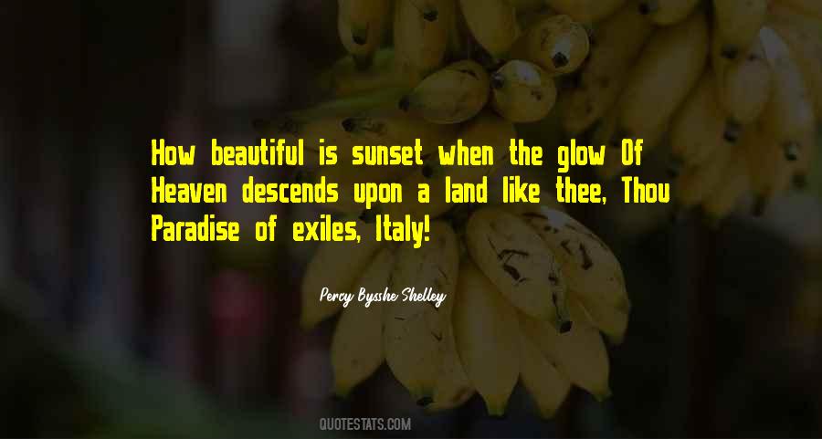 Heaven And Sunset Quotes #572915