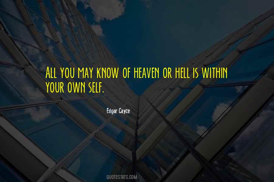 Heaven Is Within You Quotes #437028