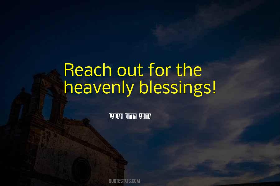 Heavenly Blessings Quotes #1003034