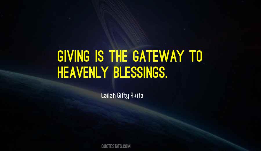 Heavenly Blessings Quotes #979426