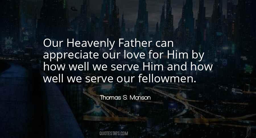 Heavenly Father's Love Quotes #1562857