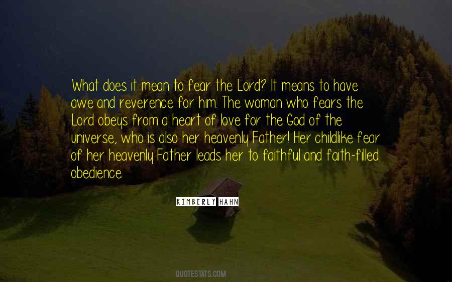 Heavenly Father's Love Quotes #593184