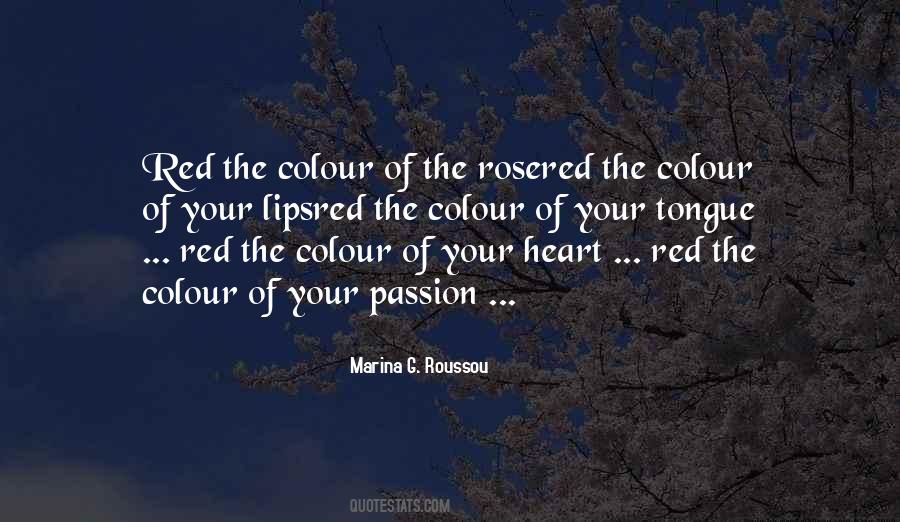 Quotes About The Color Red #202458