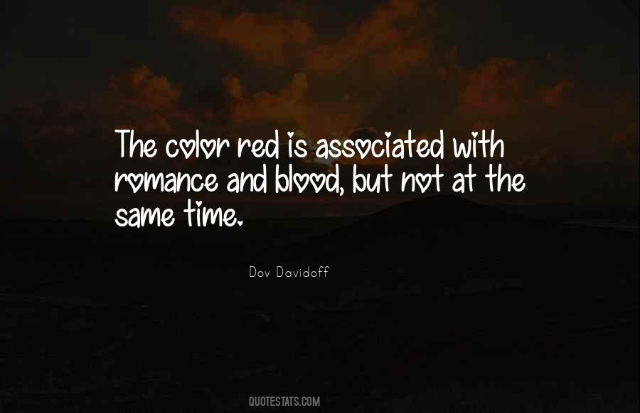 Quotes About The Color Red #561648